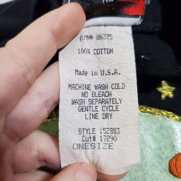 Vintage Halloween Sweatshirt KWBL ONE SIZE Spooky Bears 80s 90s Trick-or-Treat - Picture 10 of 10